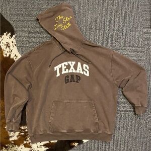 Mens TEXAS x GAP embroidered hoodie